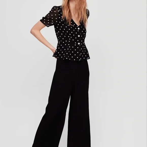 Wilfred Button-Front Blouse - Picture 3 of 6